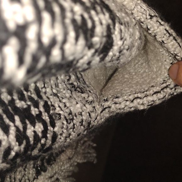 J Jill Wool Blend Aztec Boho Print Cardigan Sweater M - Picture 4 of 7